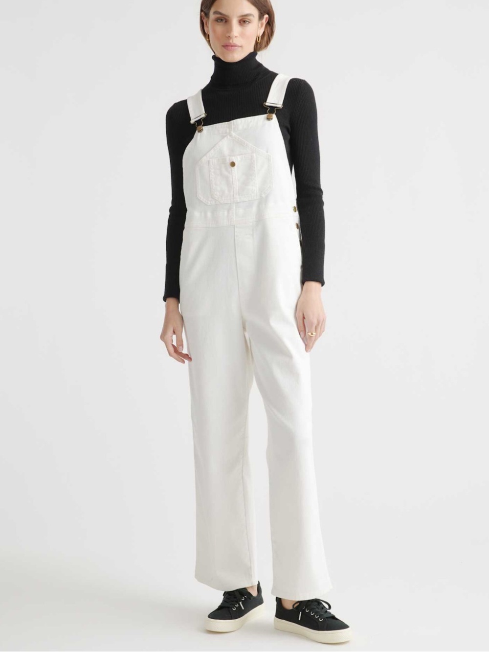 Quince overalls cotton white